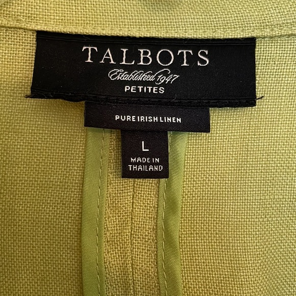 Talbots 100% linen casual jacket - Picture 2 of 5
